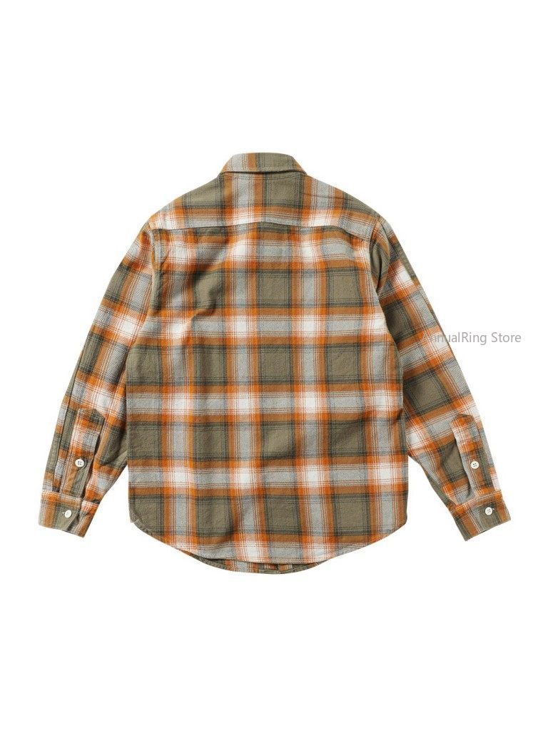 Men Amekaji Workwear Plaid Shi - Flannel Shirt Lined review and price