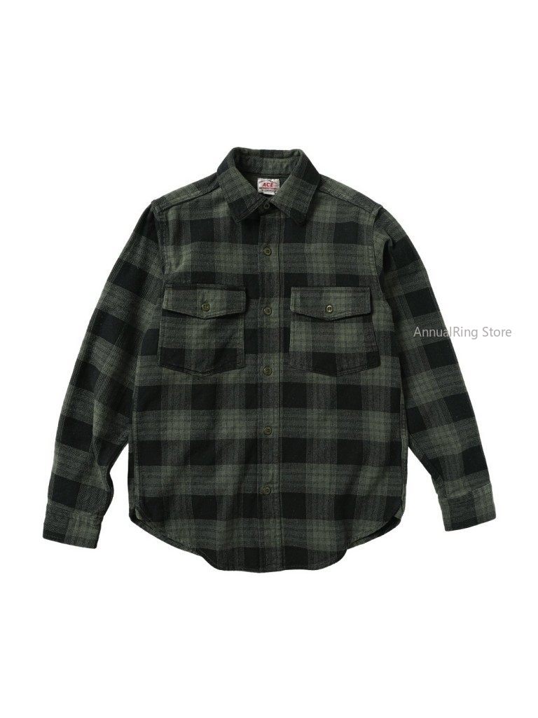Men Amekaji Workwear Plaid Shi - Flannel Shirt Lined review and price