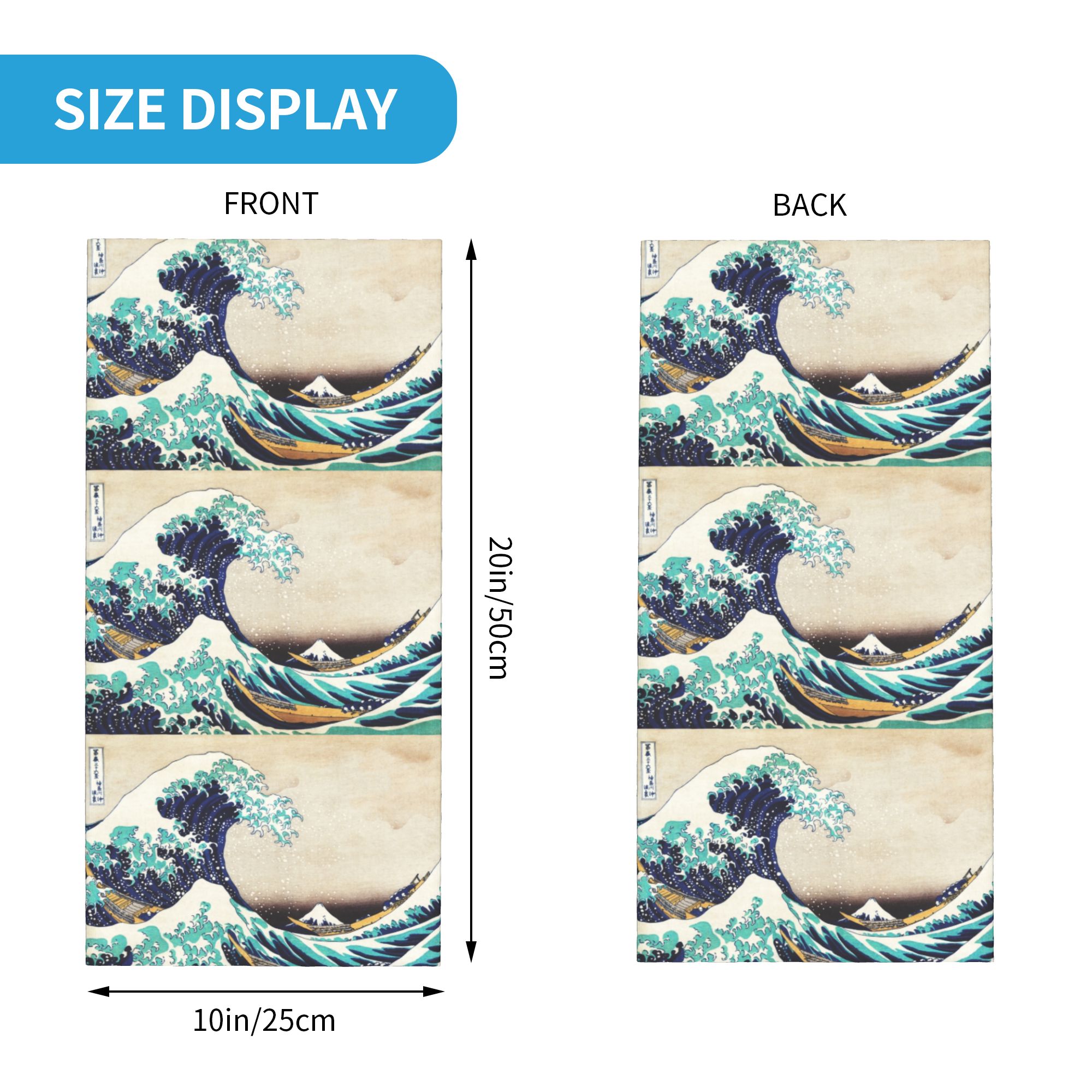 The Great Wave off Kanagawa Wi - Neck Gaiter Fleece review and price