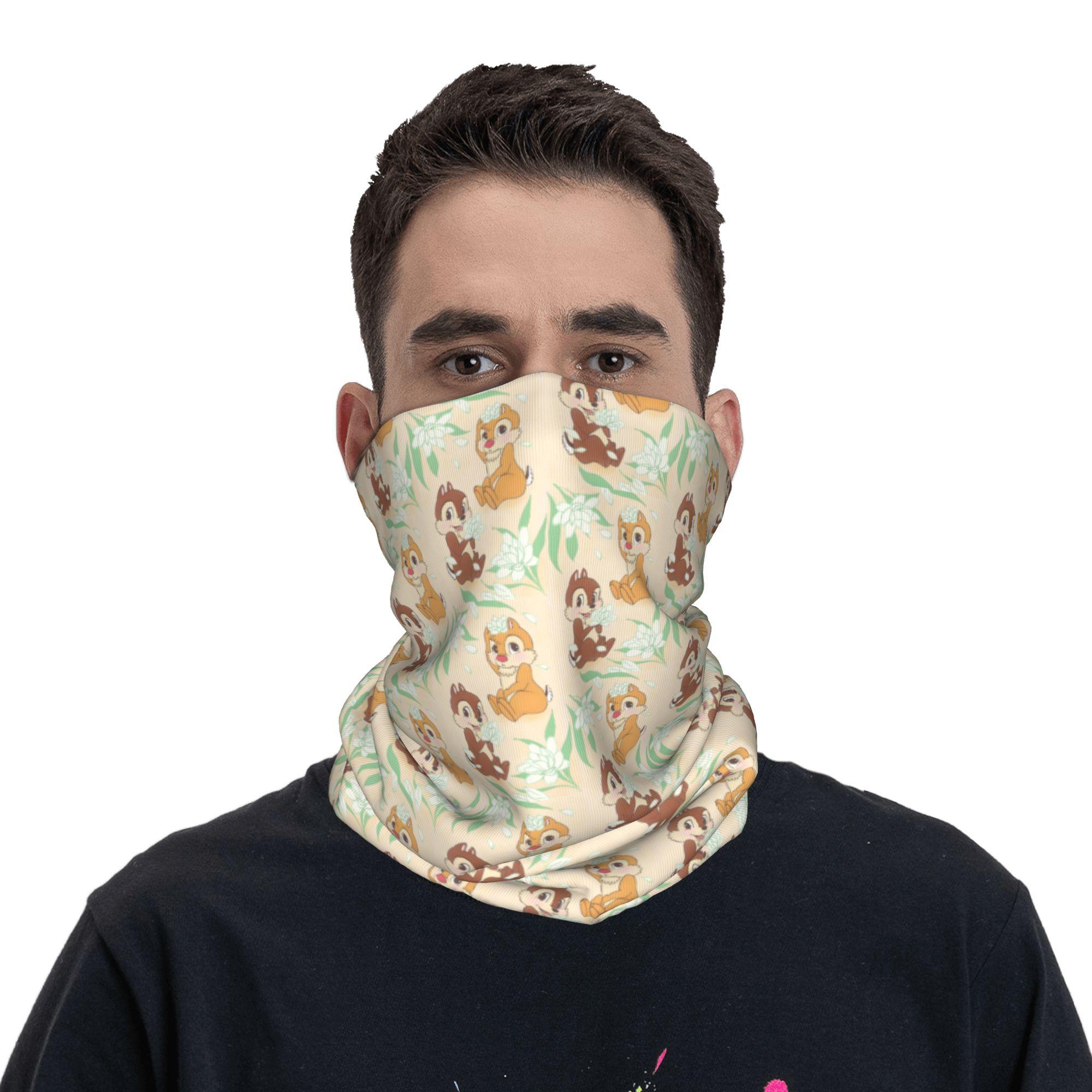 Custom Cute C-Chip And D-Dale  - Neck Gaiter Fleece review and price